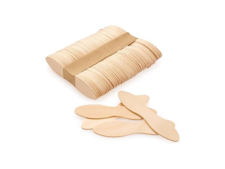 2.75" Wood Ice Cream Spoons 200ct - Image 1