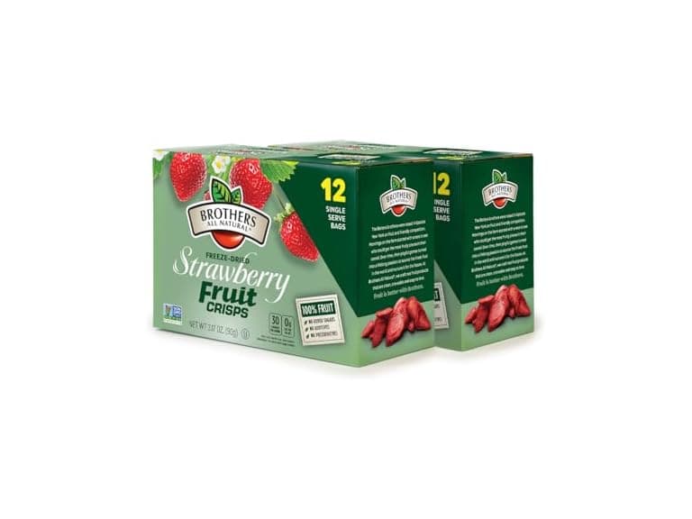 24Pk Brothers All Natural Freeze Dried Fruit, Strawberry - Image 1