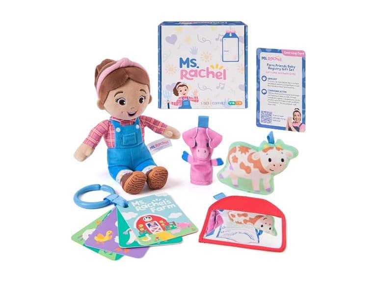Ms. Rachel Official Farm Friends Baby Registry Gift Set  - Image 1