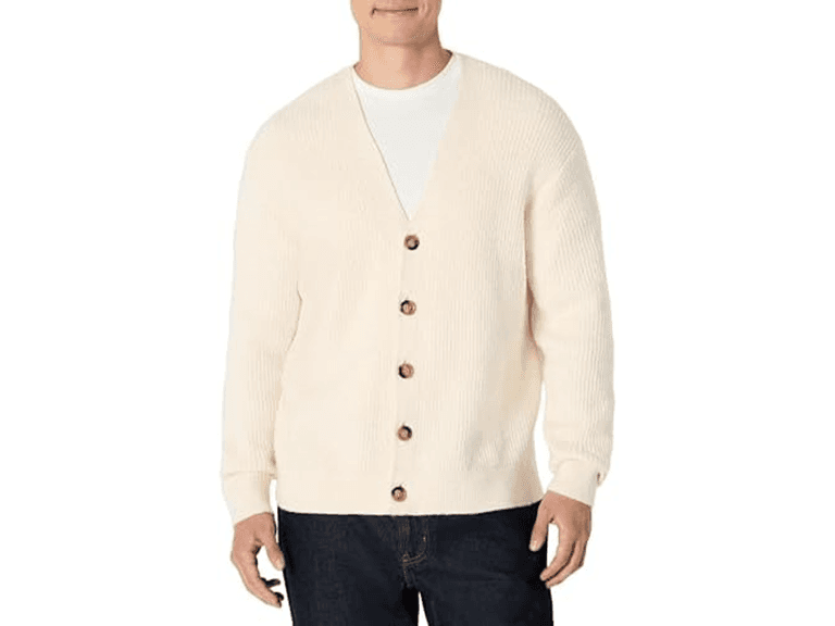 Amazon Essentials Men Relaxed-fit Cotton Cardigan - Image 1