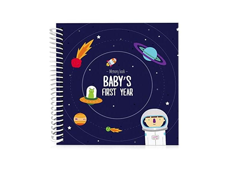 Astronaut First Year Baby Memory Book - Image 1