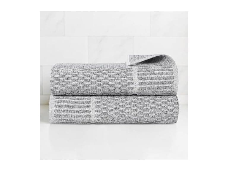Superior 2PC Juno Viscose Cotton Blend Towels - Image 1