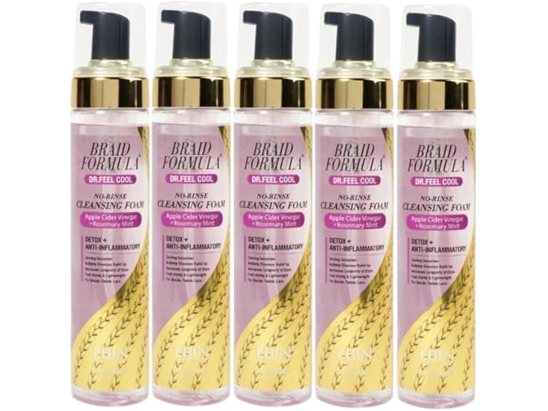 EBIN NEW YORK Foam Cleanser – 5x Dr. Feel Cool No-Rins - Image 1