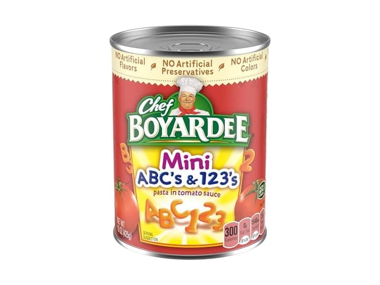 1CT Chef Boyardee Mini ABC's and 123's, 15 oz - Image 1