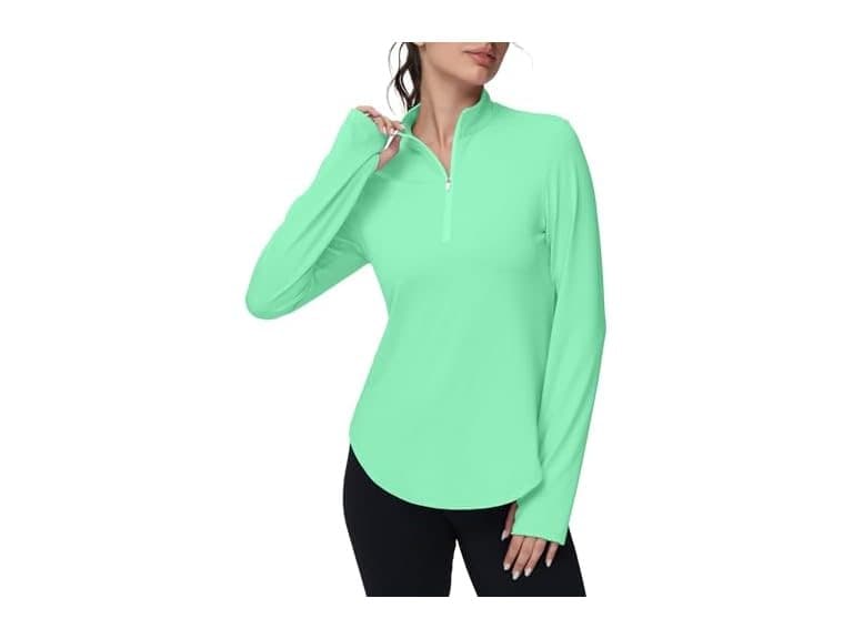 Ggov Women Golf Polo Shirts Long Sleeve V Shirts - Image 1