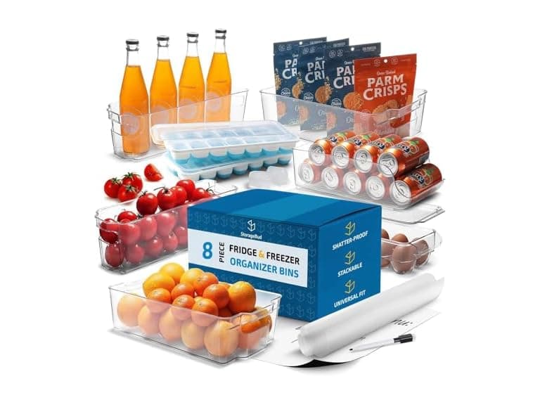 Hearth & Harbor 28 Piece Fridge Organizer Bins  - Image 1