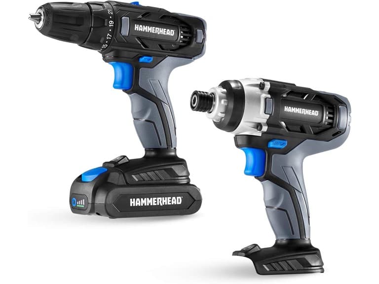 Hammerhead 20V Cordless 2-Tool Combo Kit - Image 1