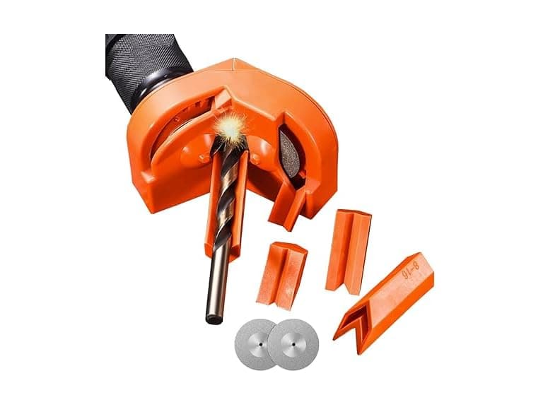 Drill Bit Sharpener, Orange - Image 1