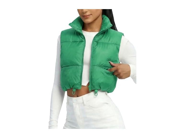 Fuinloth Women (XS) Car Coat Bright Green - Image 1