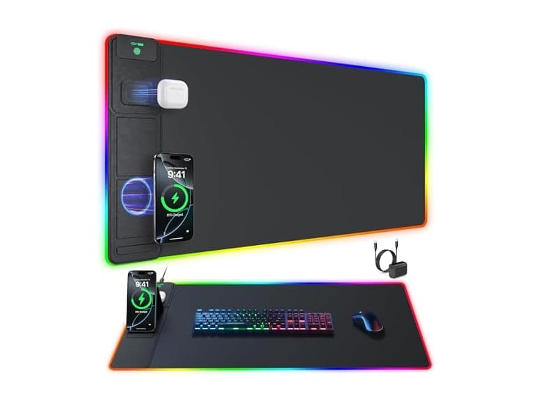 abc.mat Magnetic Mouse Pad Phone Stand - Image 1