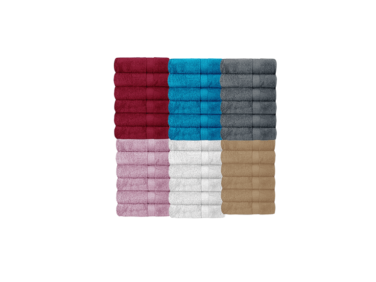 Simple Elegance 6Pk Plush Bath Towel Set - Image 1