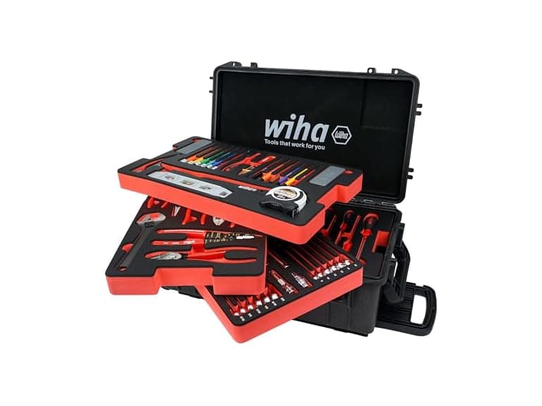 Wiha 92100 194pc Premium Kit In Rolling Tool Box - Image 1