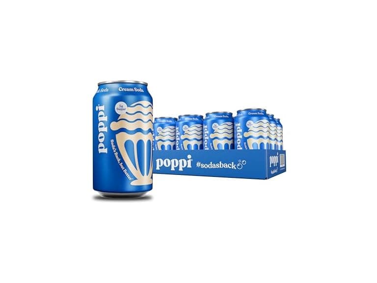 Poppi Cream Soda Prebiotic, 12pk - Image 1