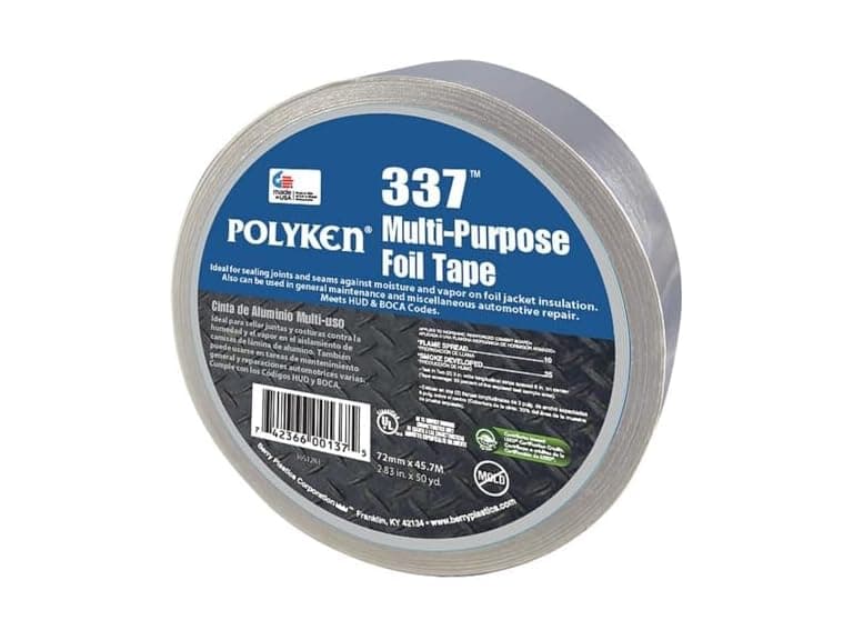 Polyken Aluminum Tape - 3 in Width x 50 - Image 1