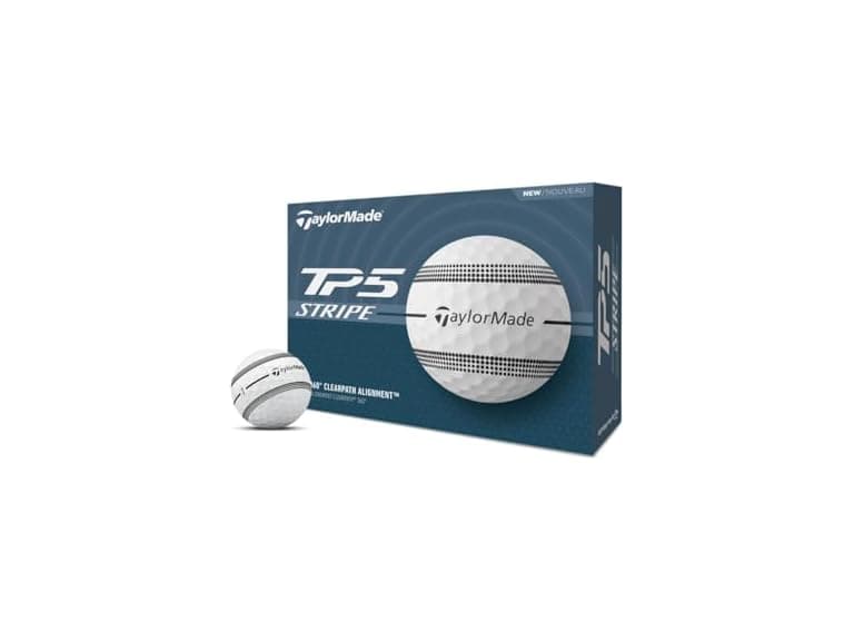 TaylorMade TP5 Stripe Golf Balls 2024 - Image 1