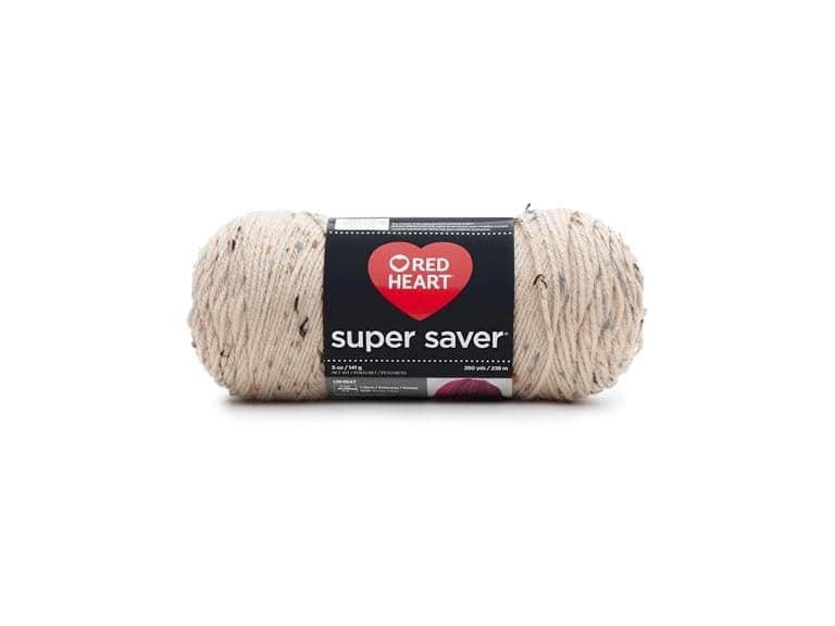 Red Heart Super Saver Yarn - Buff Fleck - Image 1