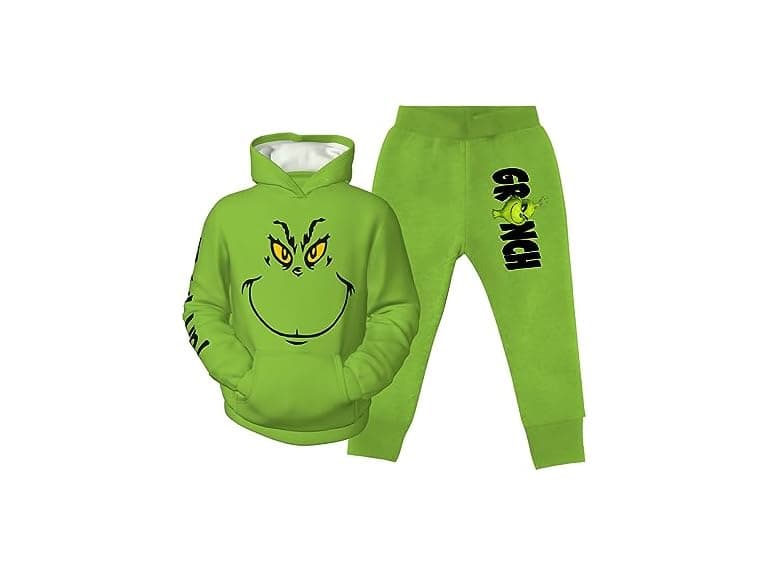 Christmas Kids Hoodie Tracksuit Set - Image 1