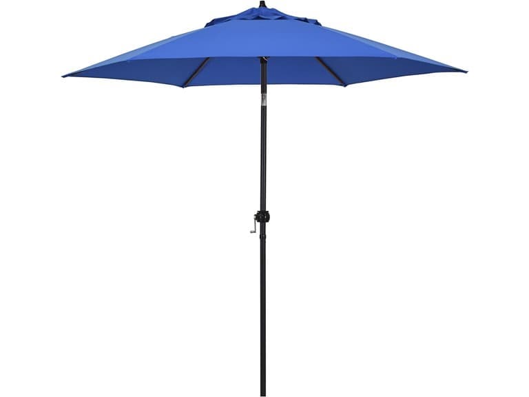 9ft Rd Push Tilt Patio Umbrella (Choose Color) - Image 1