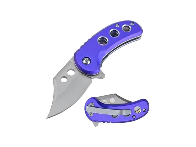 MTECH USA Folding Knife 5.25" Purple - Image 1