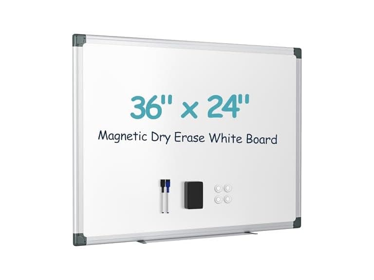 Paporia 36x24 Magnetic Whiteboard - Image 1