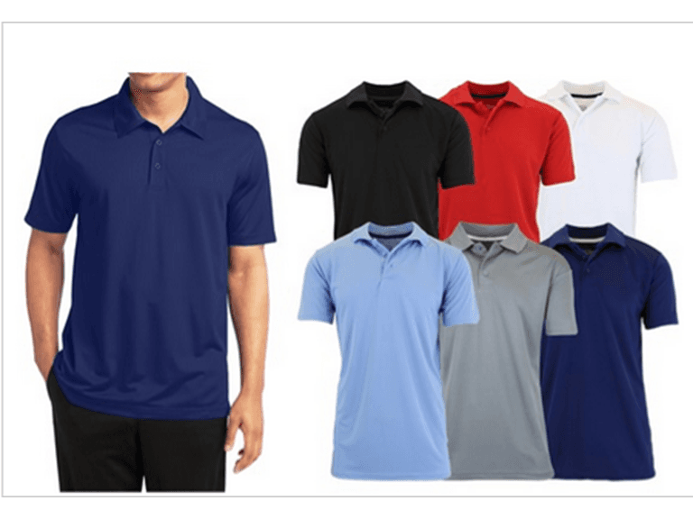 3Pk Mens S/S Performance Polo - Image 1