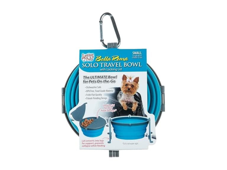 Loving Pets Bella Roma Collapsible Dog Bowls - Image 1