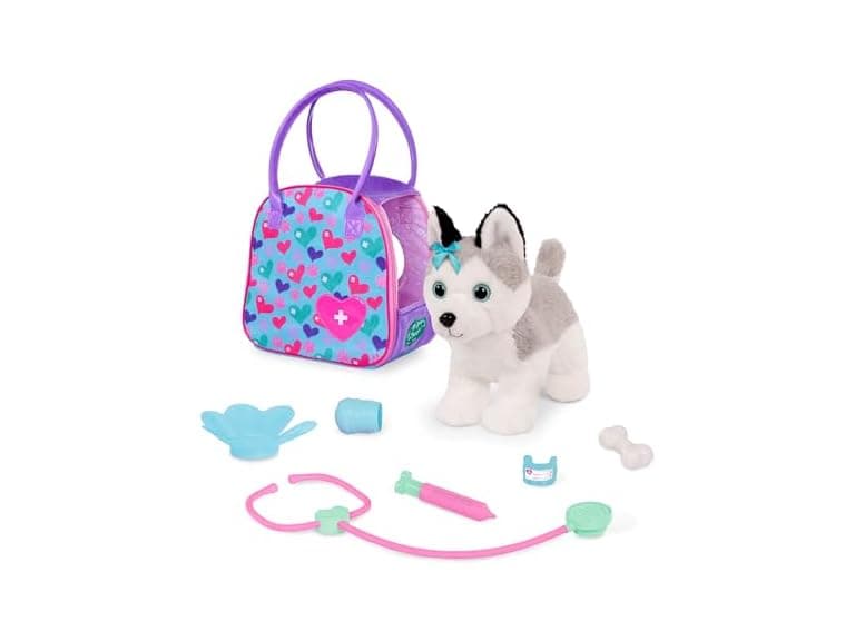Pucci Pups – Plush Husky – Dog Carrier - Image 1