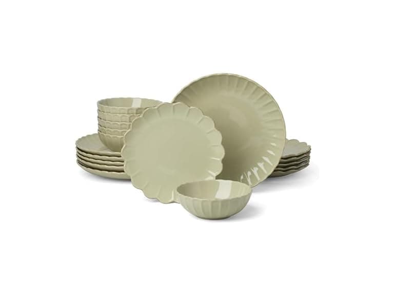 Lenox French Perle Scallop 18-Piece Dinnerware Set for 6 - Image 1