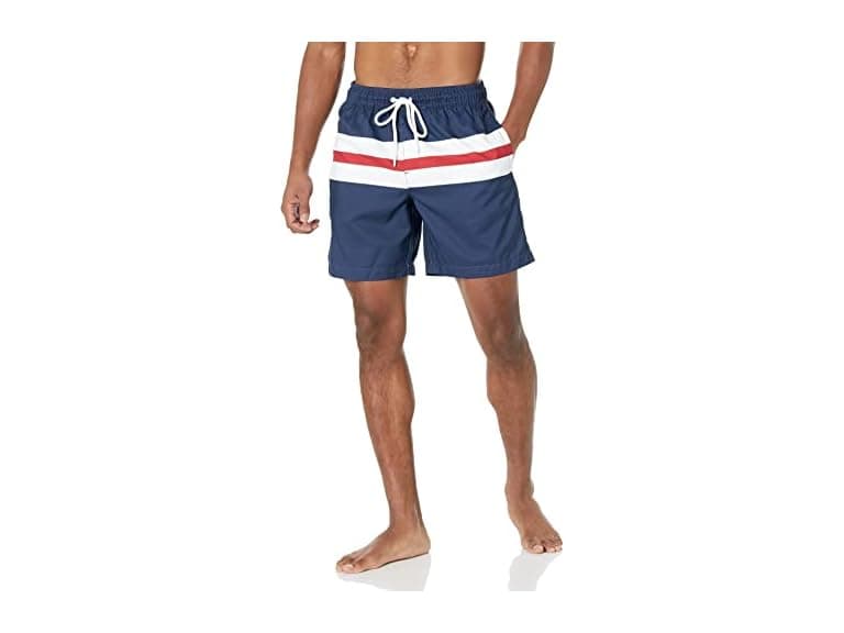 Amazon Essentials Mens 7in Swim Trunks with Mesh Lining - Image 1