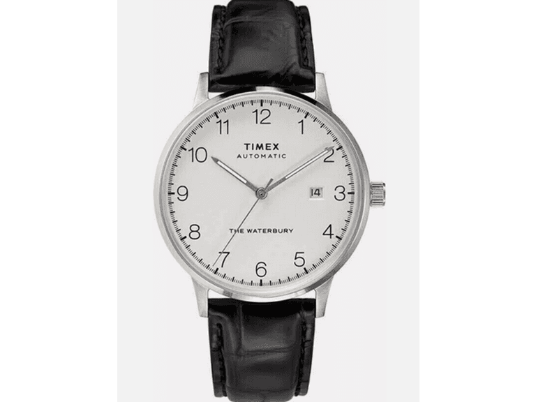 Timex Automatic Men's Leather Watch - Image 1