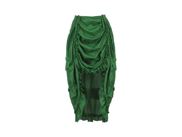 Zhitunemi Women's (M-L) Pirate Skirt Green