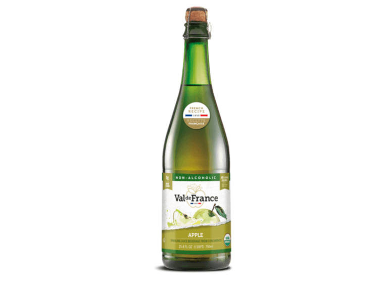 (12pk) Val de France Organic Sparkling Apple Juice, 25.4 fl. oz