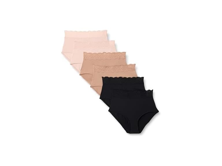 Amazon Essentials Womens Microfiber Full Brief 6Pk (S) - Image 1
