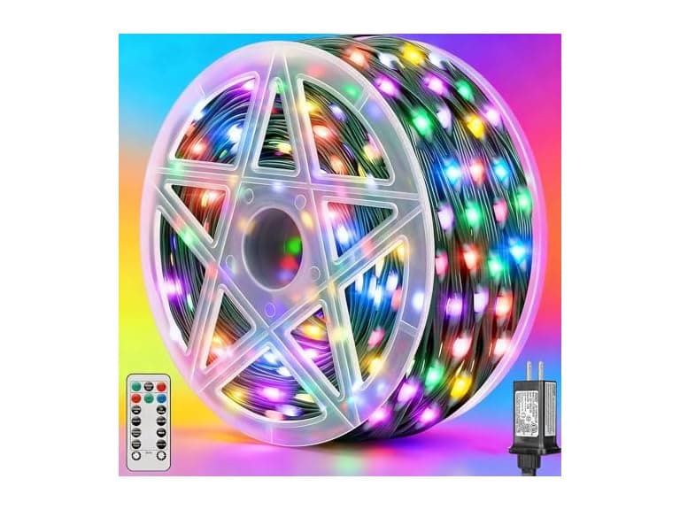 Brightever 360FT 1100 LED Christmas Lights with Remote - Image 1