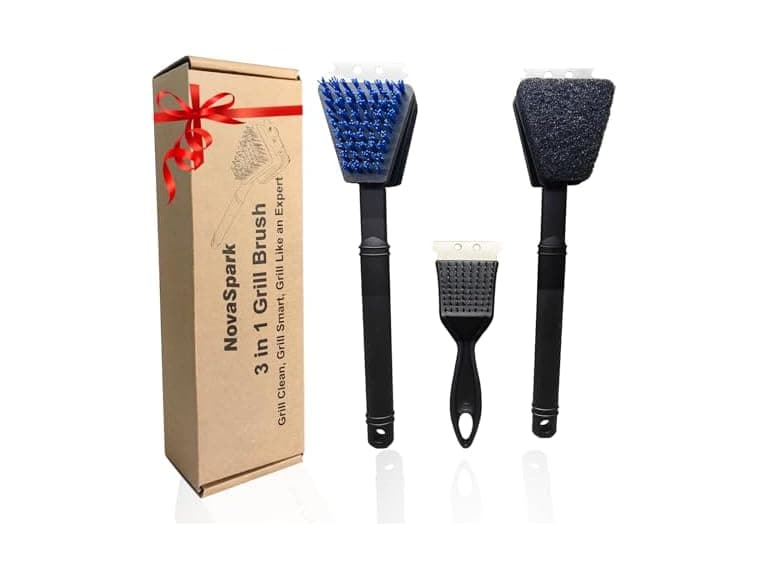 Hakol 3-in-1 Nylon Grill Brush Set - Image 1