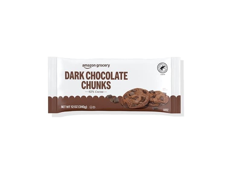 Amazon Grocery Dark Chocolate Chunks 12o - Image 1