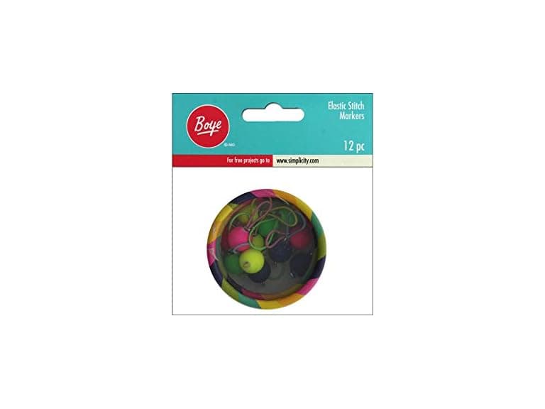 Boye Stitch Marker Elastic 12pc - Image 1