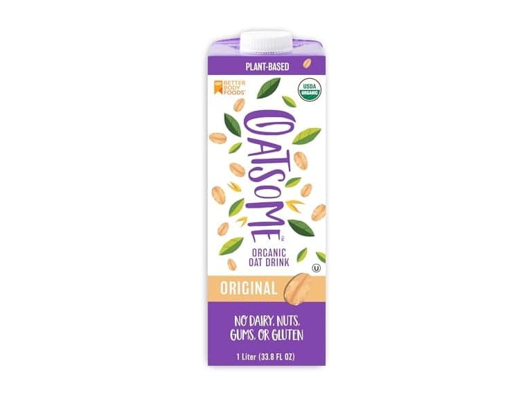 1CT Oatsome Organic Oat Milk, 1-Liter Carton - Image 1