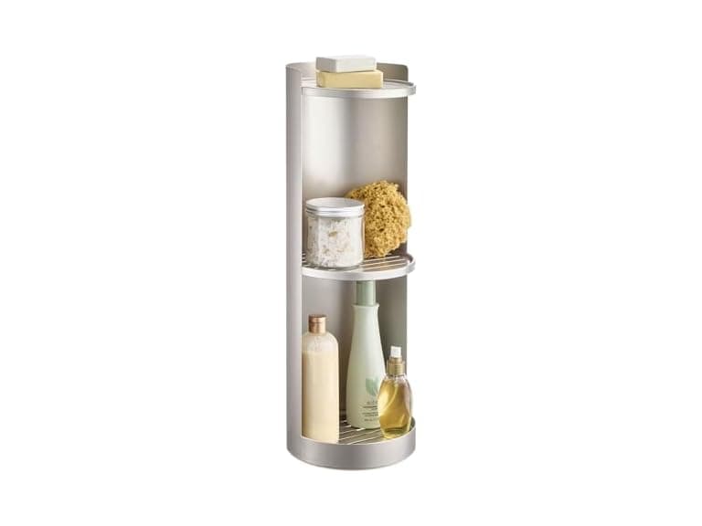 iDesign Freestanding 3-Tier Rotating Bathroom Organizer - Satin - Image 1