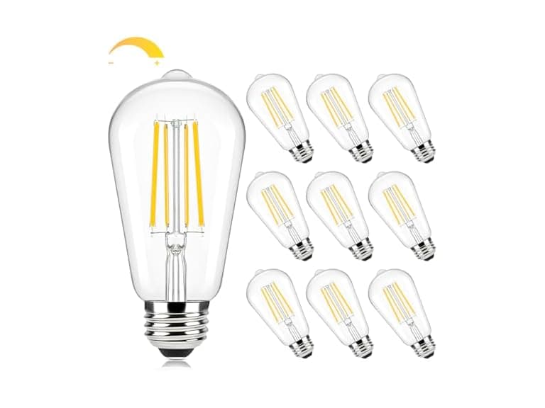 Brightever Edison Bulbs 60W Equivalent 2700K Warm White - Image 1