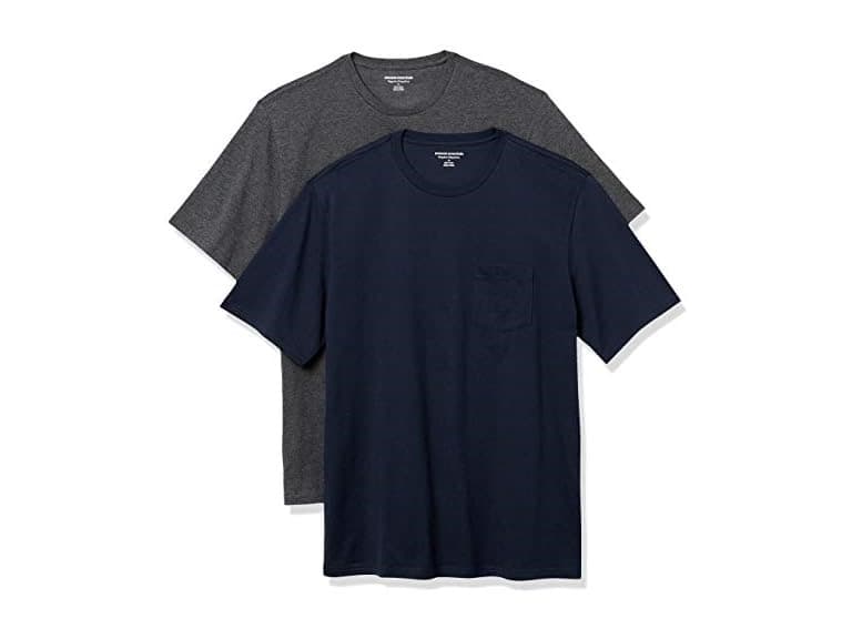 Amazon Essentials Men 2-Pack Short-Sleeve Pocket - Image 1
