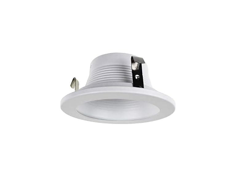 NICOR Lighting 4 inch White Baffle Trim, for 4 inch Housings (19502WH) - Image 1