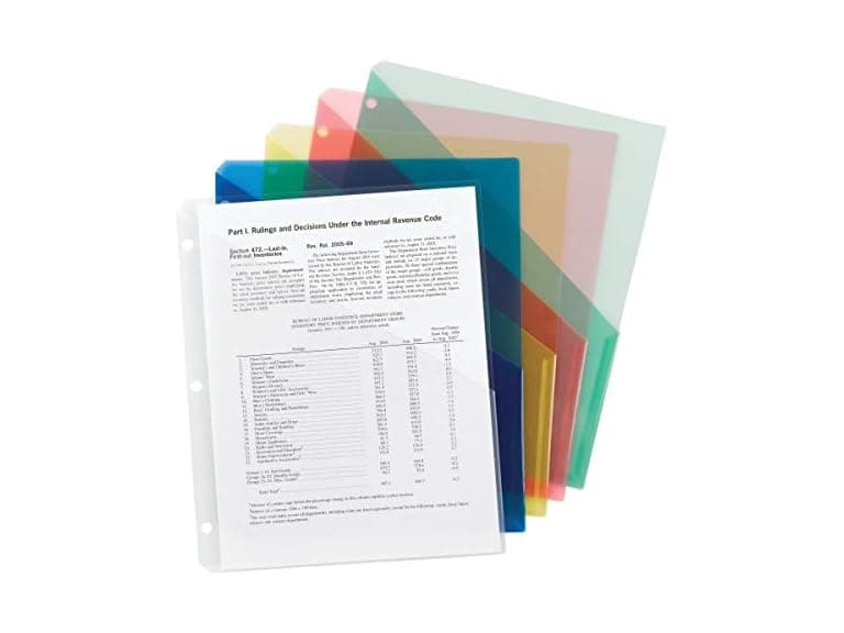 Smead Organized Up Poly Translucent Slash File Jacket