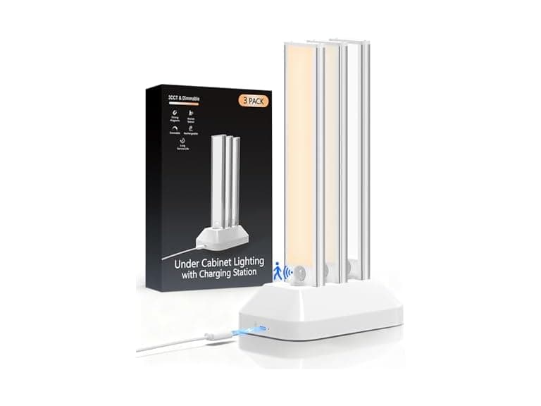 VerRon B0FQJMJ33K Rechargeable Cabinet Light 3-Pk - Image 1