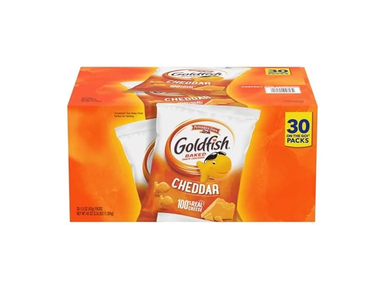 30PK Goldfish Cheddar Crackers, 1.5 oz. - Image 1