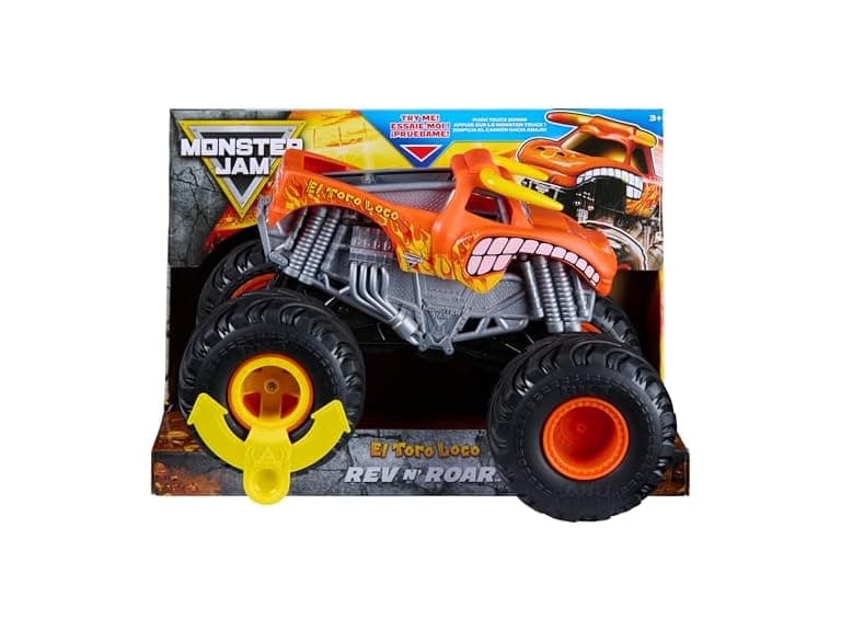 Monster Jam, Official El Toro Loco Rev ‘N Roar 1:15 Scale Monster Truck - Image 1