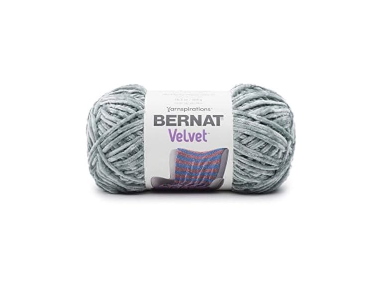 Bernat Velvet Yarn, 10.5 oz, 1 Ball, Smokey Green - Image 1