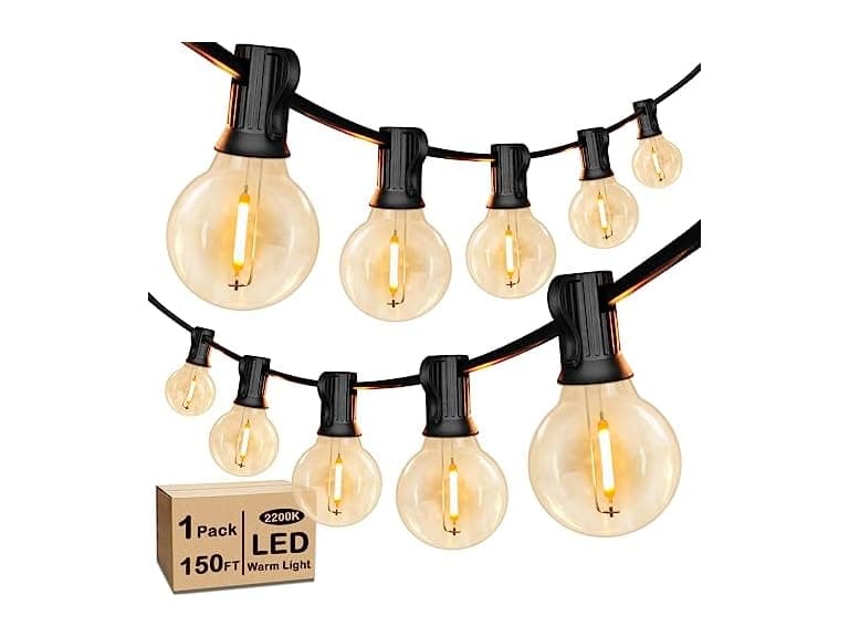 VerRon G40 150FT LED Outdoor String Lights - Image 1