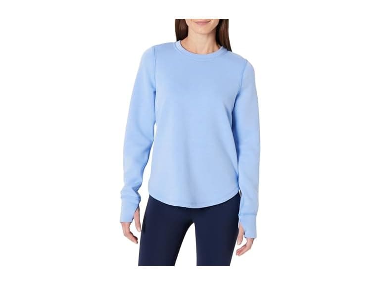 AE Womens Active Sweat RelaxedFit LS Crewneck - Image 1