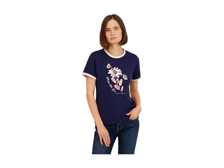 Spyder Womens Floral Chase The Sun Graphic SS Tee - Image 1